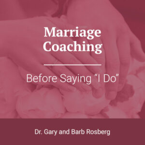 Marriage Coaching: Before Saying, “I Do”